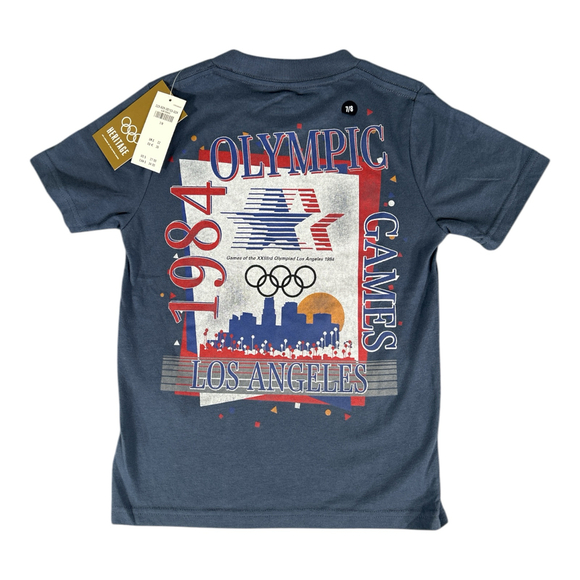 NWT Olympics LA 1984 Blue Graphic Tee Youth 7/8 - Picture 7 of 7